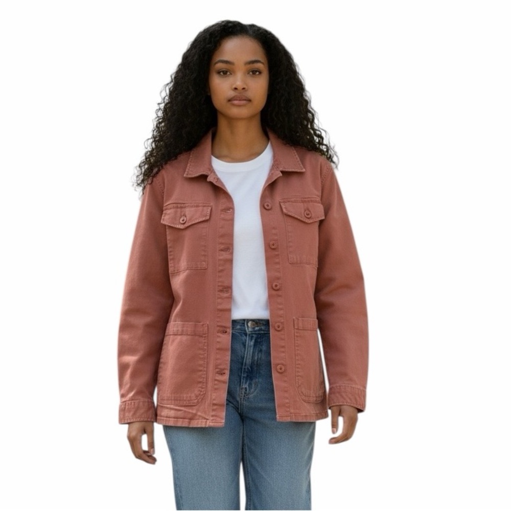 Sanctuary•2 PC Dusty Rose Utility Jacket + Dress - Picture 1 of 11